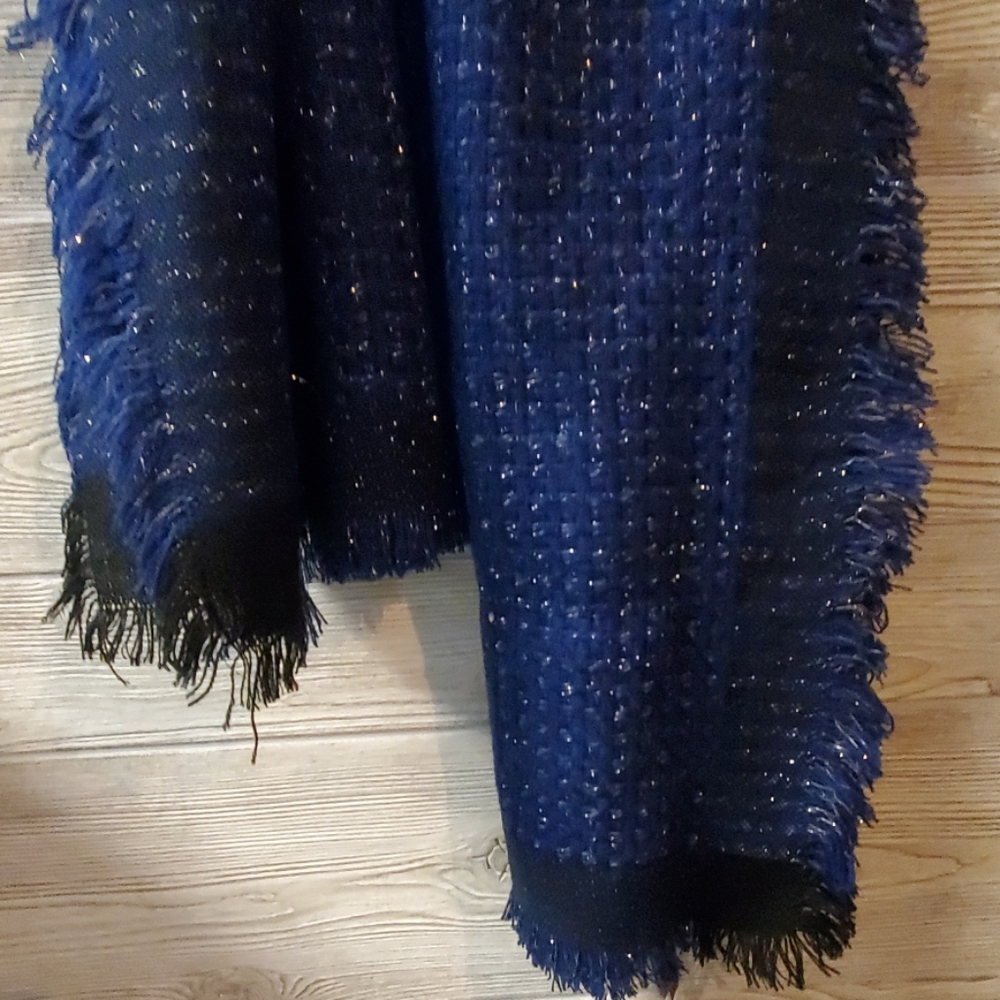 Blue & Black Scarf
